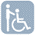 icon wheelchair partially accisible